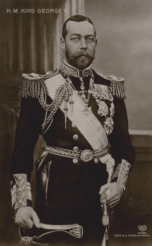 Rei George V (foto a p/b) de English Photographer