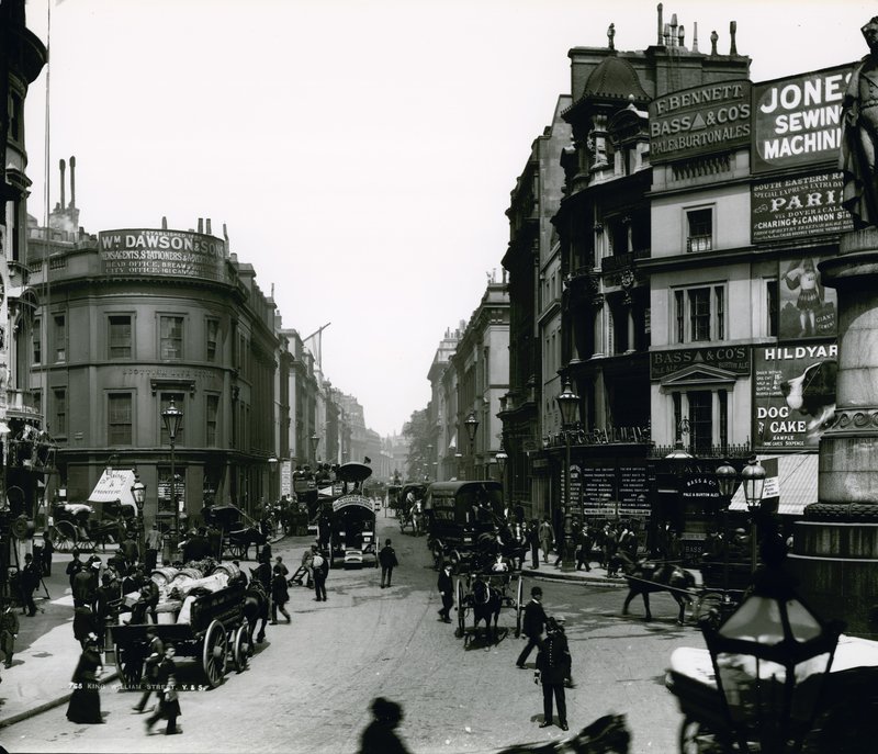 King William Street, Londres, fotografia de English Photographer