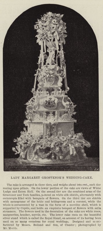 Bolo de Casamento Lady Margaret Grosvenors de English Photographer