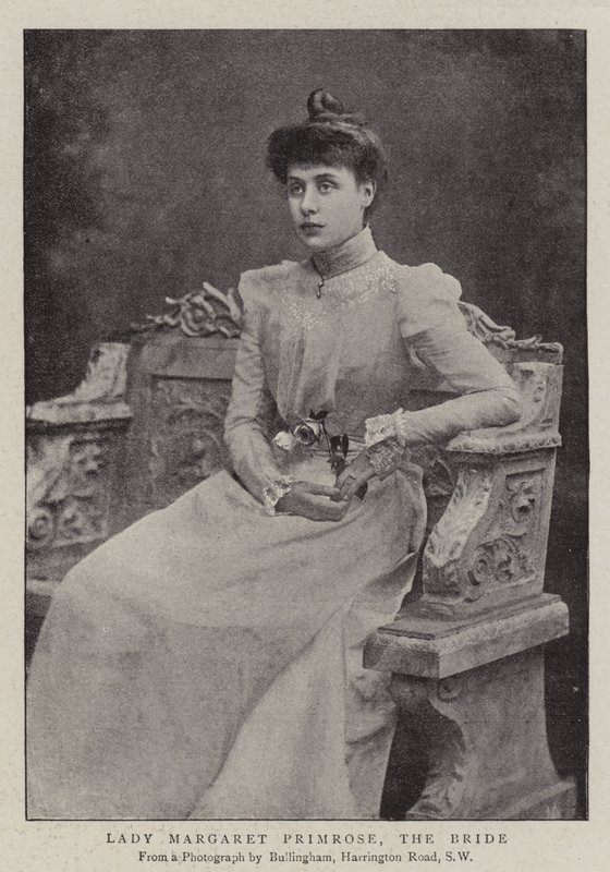 Lady Margaret Primrose, a noiva de English Photographer