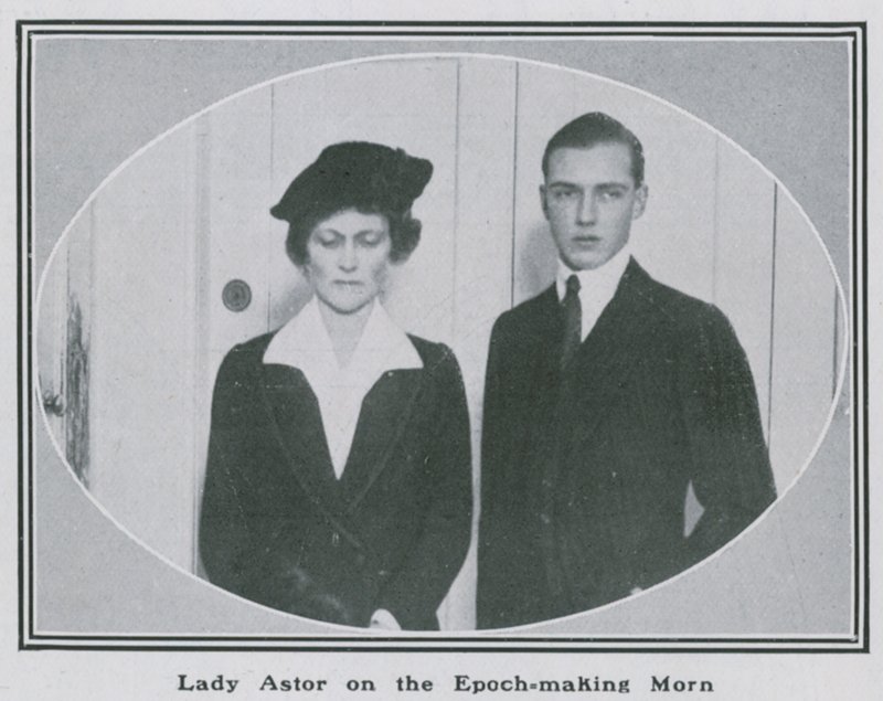 Lady Nancy Astor na manhã que faz época de English Photographer