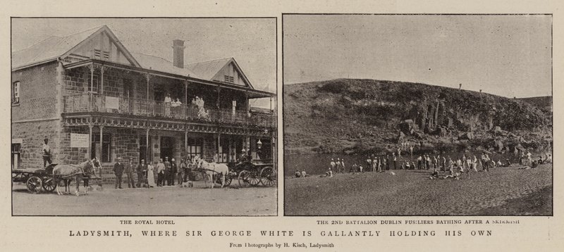 Ladysmith, onde Sir George White está segurando Gallantly seu próprio de English Photographer