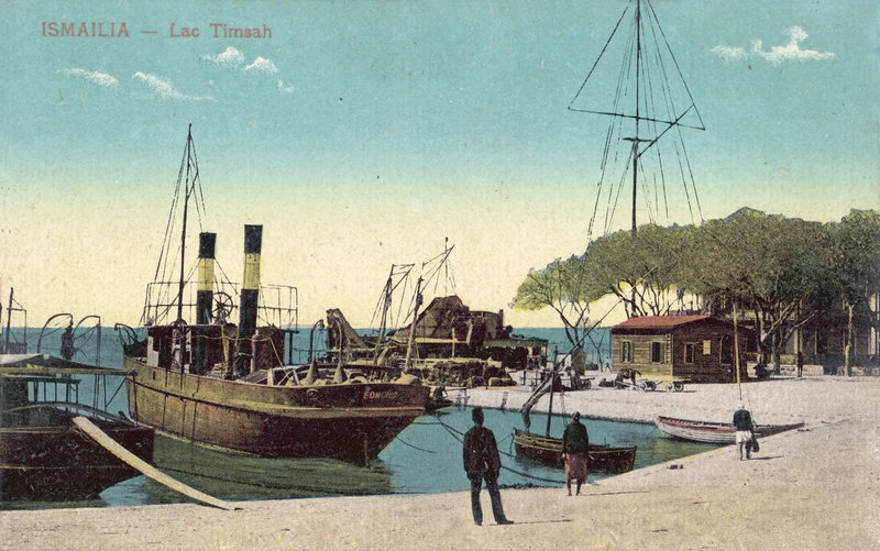 Lago Timsah, Ismailia, Egito (foto colorida) de English Photographer