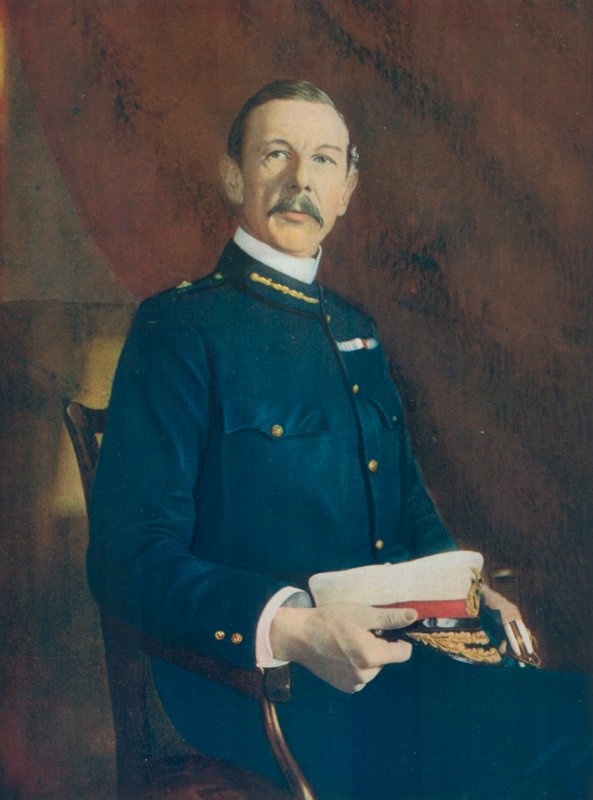 Tenente-General Sir HE Colvile, Comandante da 9ª Divisão da Força de Campo Sul-Africana de English Photographer