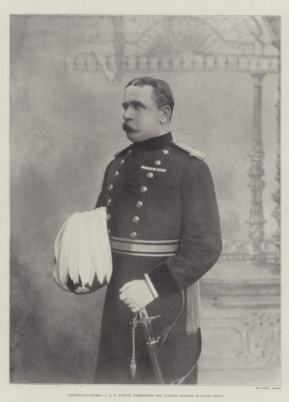 Tenente-General JDP French, comandando a Divisão de Cavalaria na África do Sul de English Photographer