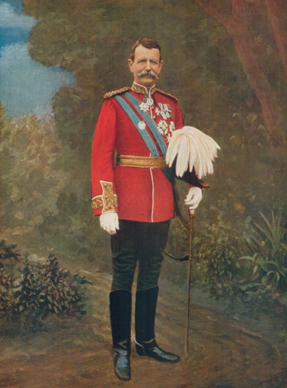 Tenente-General Sir Charles Warren, Comandante da 5ª Divisão, Força de Campo da África do Sul de English Photographer