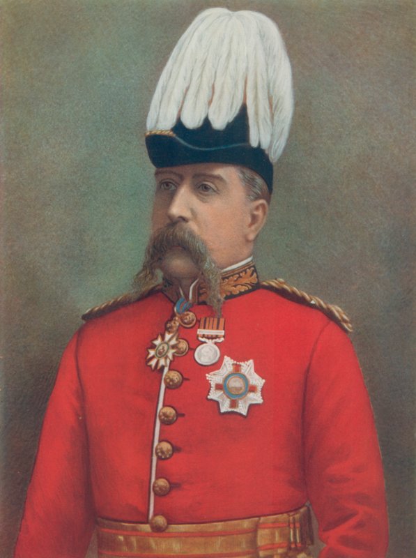 Tenente-General Sir F. Carrington. Em serviço especial na África do Sul de English Photographer
