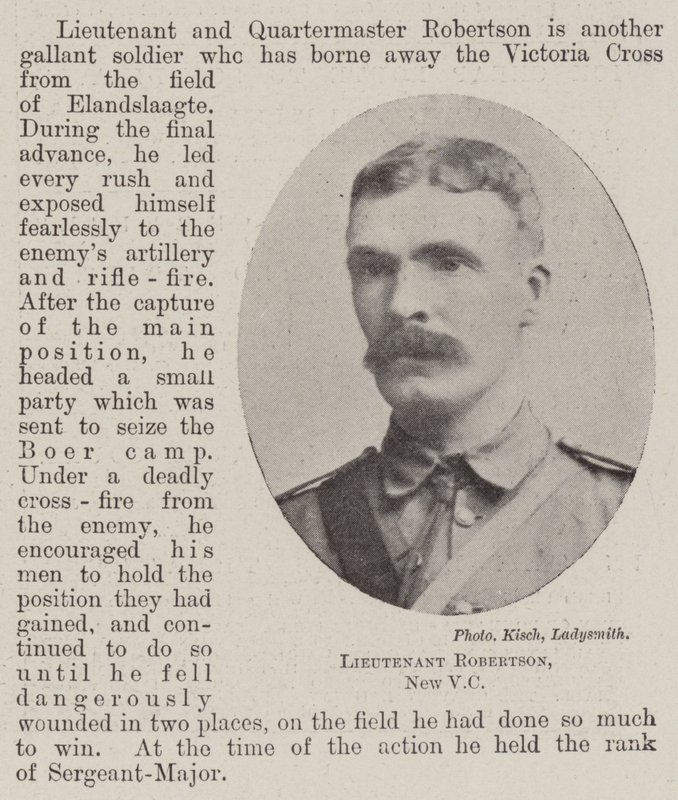 Tenente Robertson, New VC de English Photographer