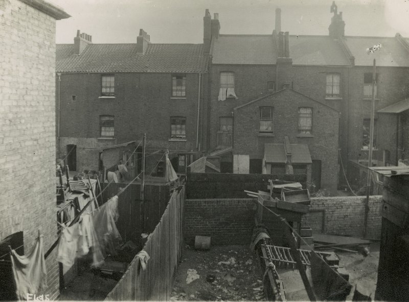 Londres, costas de casas de English Photographer