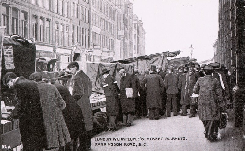 Mercados de rua das vilas de Londres de English Photographer