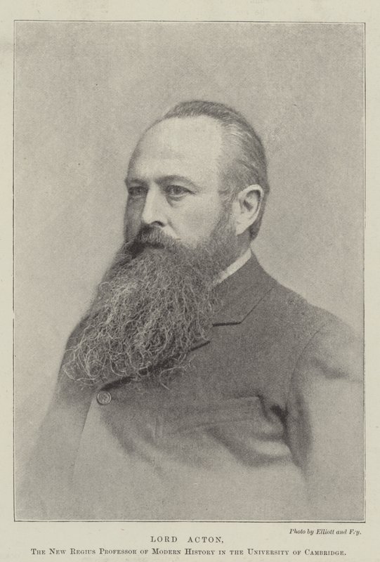 Lord Acton, o novo professor de História Moderna na Universidade de Cambridge de English Photographer
