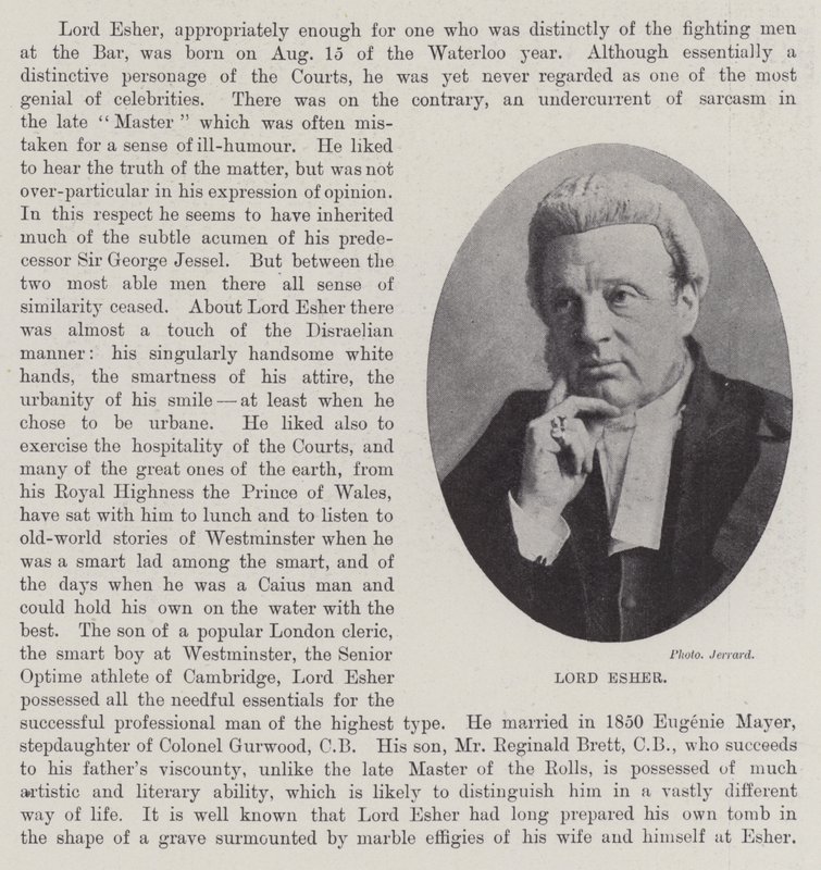 Lord Esher de English Photographer