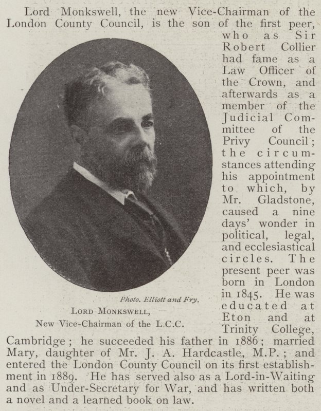 Lord Monkswell, novo vice-presidente da LCC de English Photographer