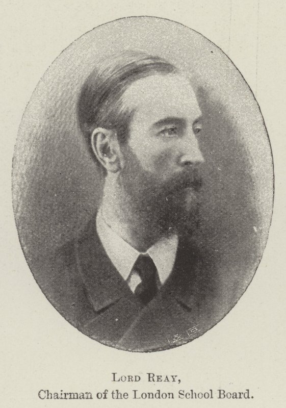 Lord Reay, Presidente do Conselho Escolar de Londres de English Photographer