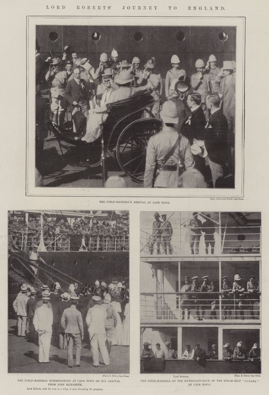 Lord Roberts viaja para a Inglaterra de English Photographer