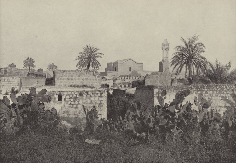 Lydda, o antigo lod do Antigo Testamento, onde o apóstolo Paulo restaurou os doentes Enéias de English Photographer
