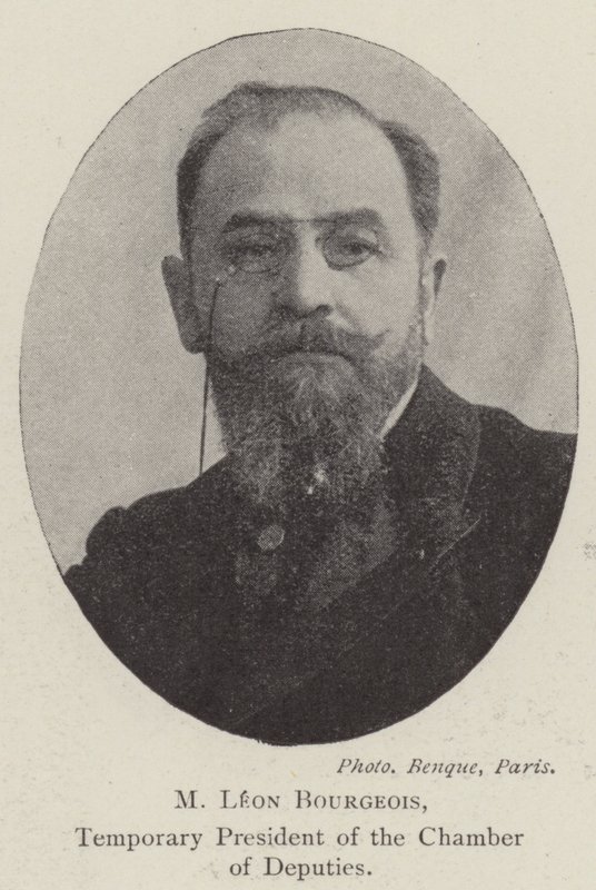 M Leon Bourgeois, Presidente Temporário da Câmara dos Deputados de English Photographer