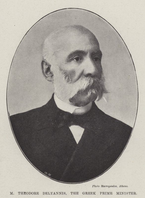 M Theodore Delyannis, primeiro-ministro grego de English Photographer