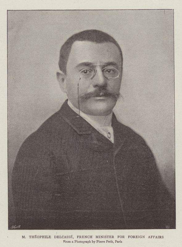 M Theophile Delcasse, Ministro dos Negócios Estrangeiros da França de English Photographer
