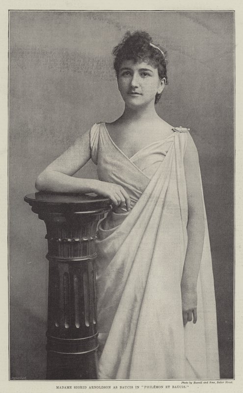 Madame Sigrid Arnoldson como Baucis em Philemon et Baucis de English Photographer