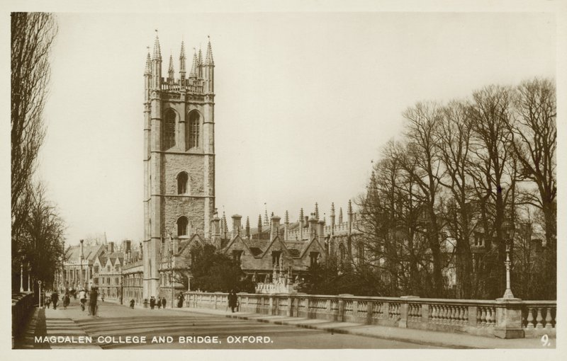 Magdalen College, Oxford (foto a p/b) de English Photographer