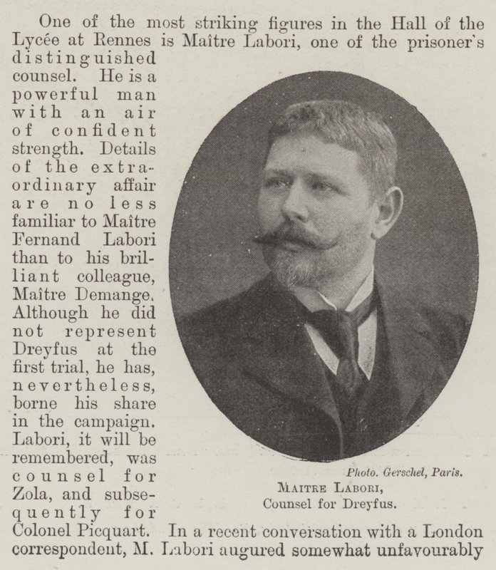 Master Labori, advogado da Dreyfus de English Photographer