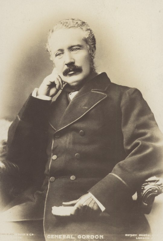 O major-general Charles George Gordon, de English Photographer