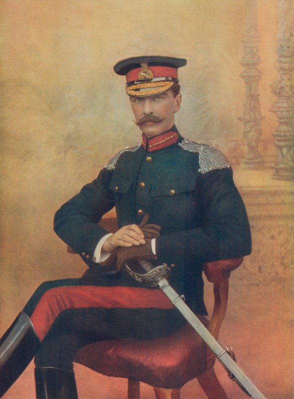 Major-General JM Babington. Comandante da Primeira Brigada de Cavalaria na África do Sul de English Photographer