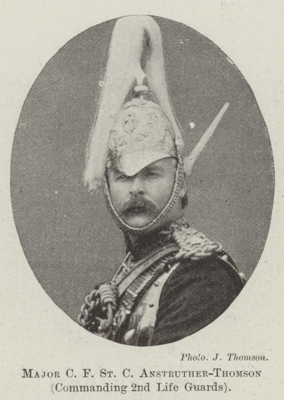 Major CF St C Anstruther-Thomson, comandante da 2ª Guarda da Vida de English Photographer