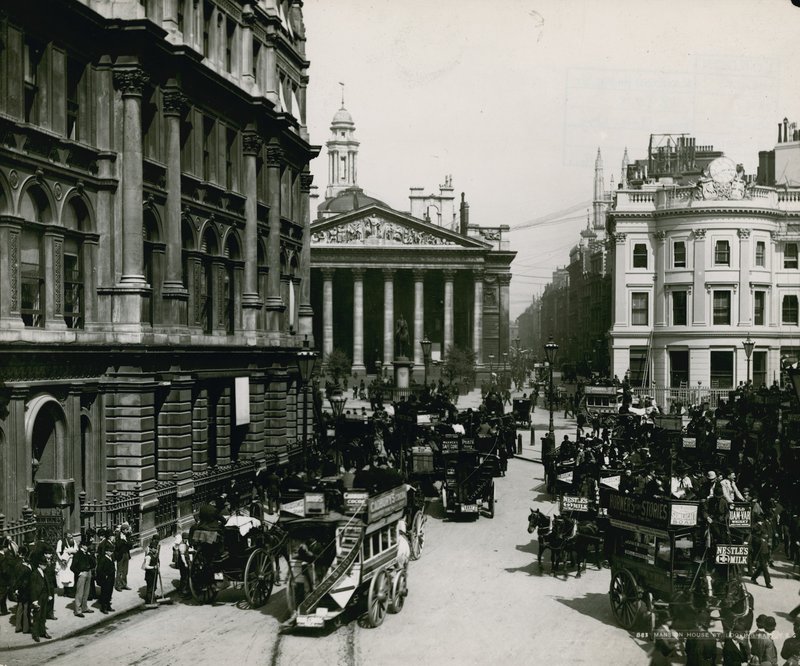 Mansion House Street, Londres de English Photographer