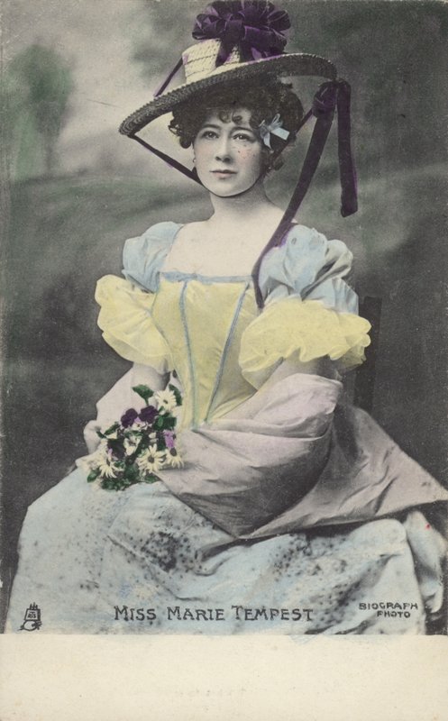 Marie Tempest, cantora e atriz inglesa (foto colorida) de English Photographer