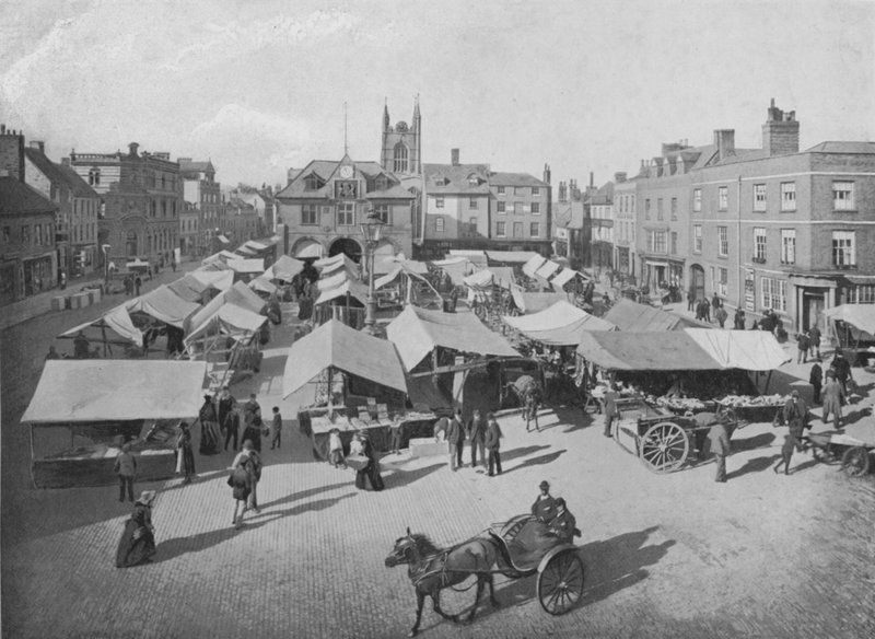 Market Place, Peterborough de English Photographer