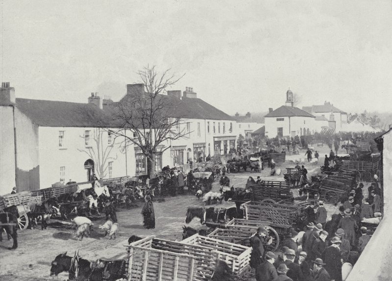 Dia de mercado em Abbeyleix de English Photographer