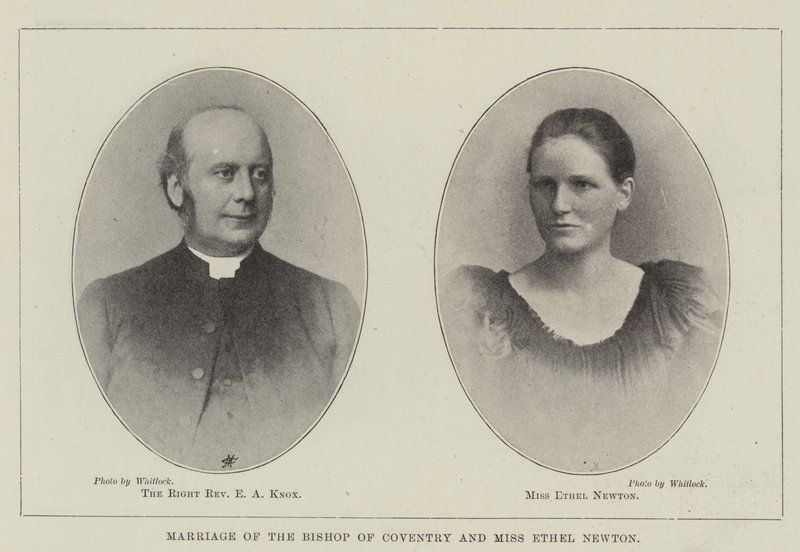 Casamento do Bispo de Coventry e Miss Ethel Newton de English Photographer