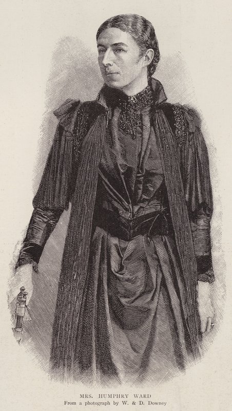 Mary Augusta Ward, romancista inglesa (litho) de English Photographer