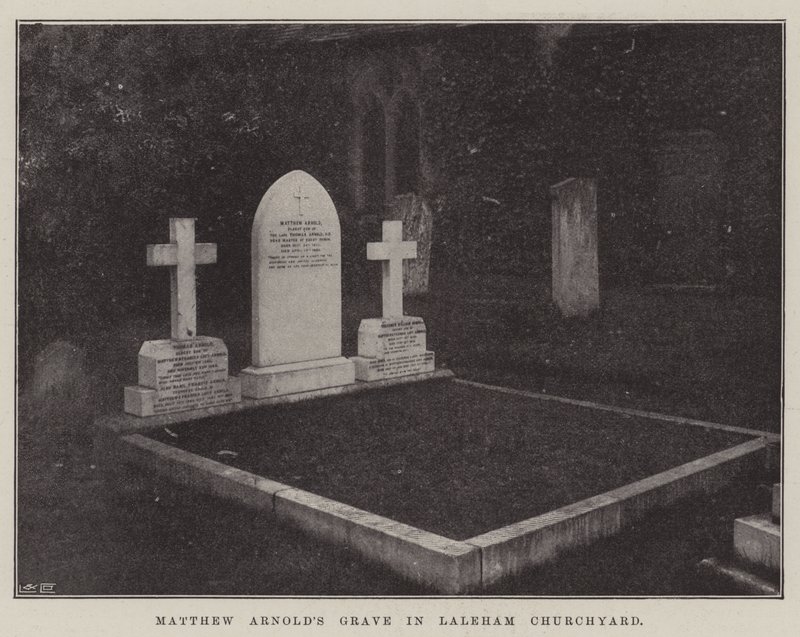 Túmulo de Matthew Arnolds em Laleham Churchyard de English Photographer