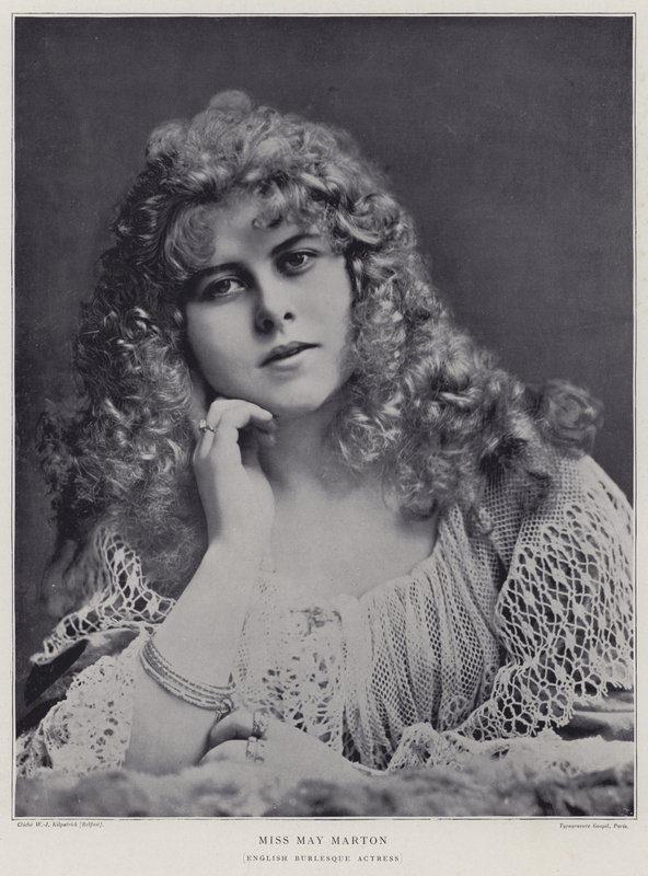 May Marton, atriz burlesca inglesa de English Photographer