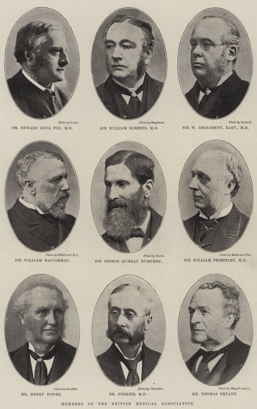 Membros da Associação Médica Britânica de English Photographer
