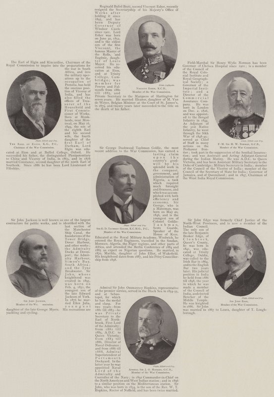 Membros da Comissão de Guerra de English Photographer