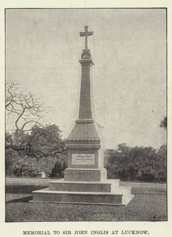 Memorial a Sir John Inglis em Lucknow de English Photographer