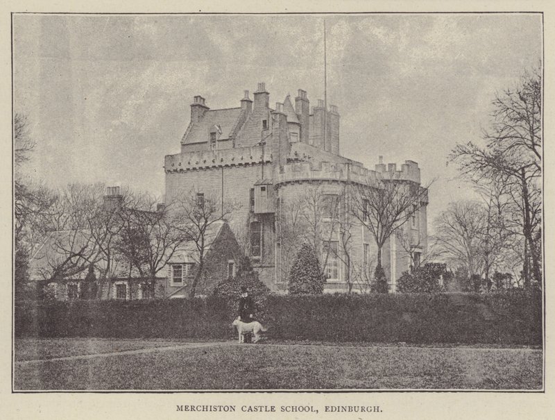 Escola do Castelo de Merchiston, Edimburgo (gravura) de English Photographer