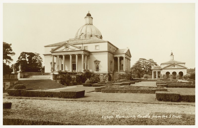 Castelo Mereworth, Kent (foto a p/b) de English Photographer