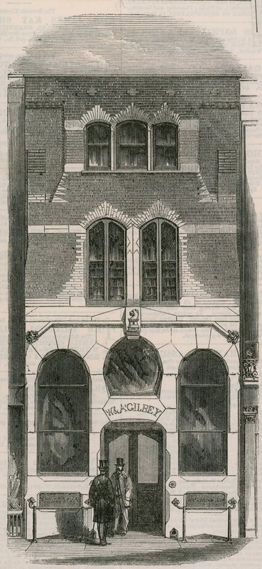 Srs Gilbeys Wine Office, Oxford Street de English Photographer