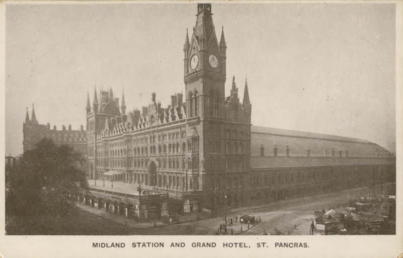 Estação Midland e Grand Hotel, St Pancras, Londres de English Photographer
