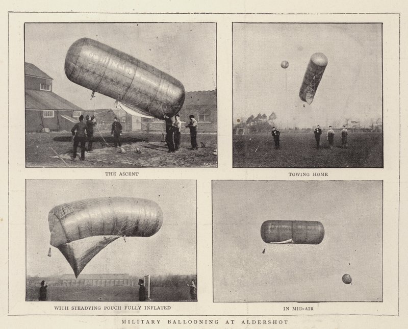 Balonismo Militar em Aldershot de English Photographer