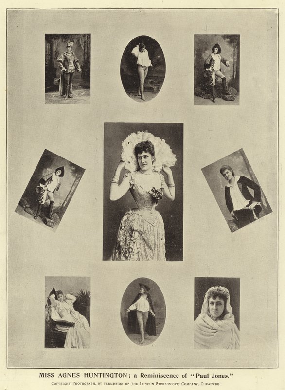 Miss Agnes Huntington; uma reminiscência de Paul Jones de English Photographer