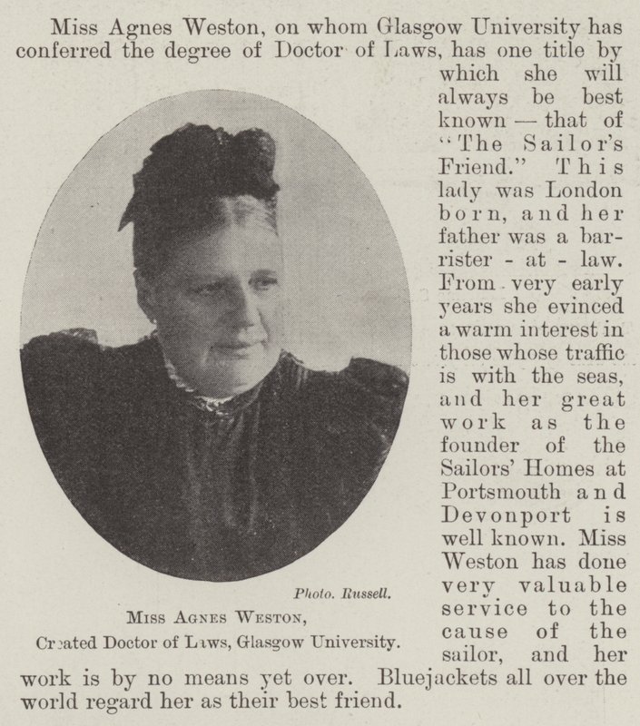 Miss Agnes Weston, criou o Doutor em Direito, Universidade de Glasgow de English Photographer