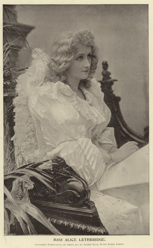 Miss Alice Lethbridge de English Photographer