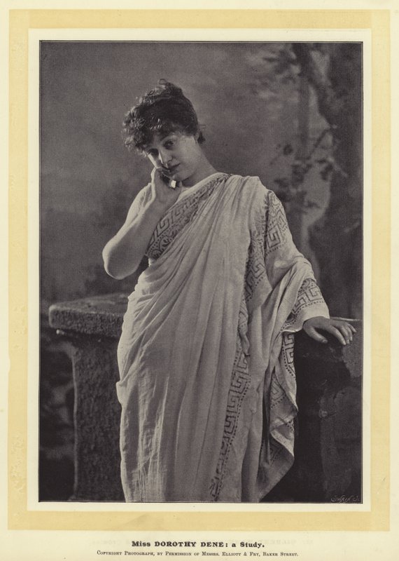 Miss Dorothy Dene: um estudo de English Photographer
