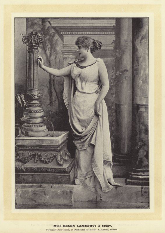 Miss Helen Lambert: um estudo de English Photographer